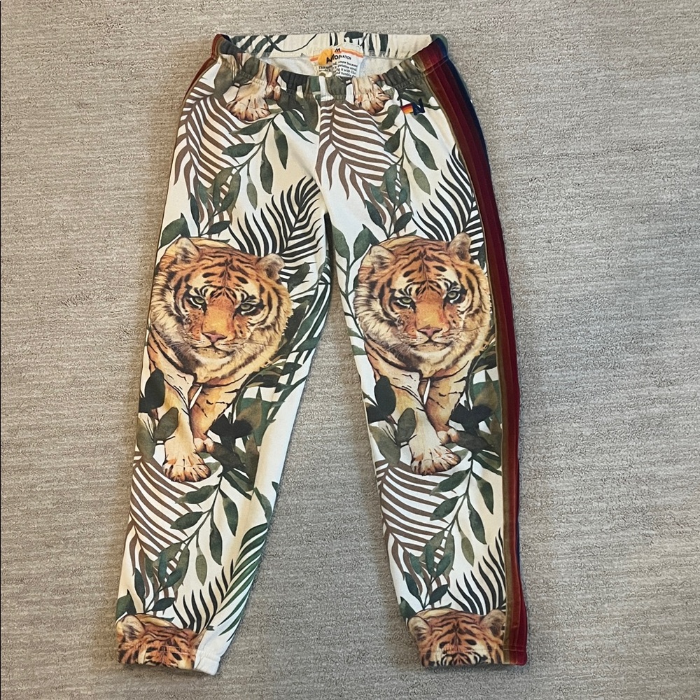 Aviator Nation tiger Print Pants Medium